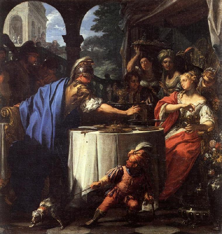 Francesco Trevisani The Banquet of Mark Antony and Cleopatra